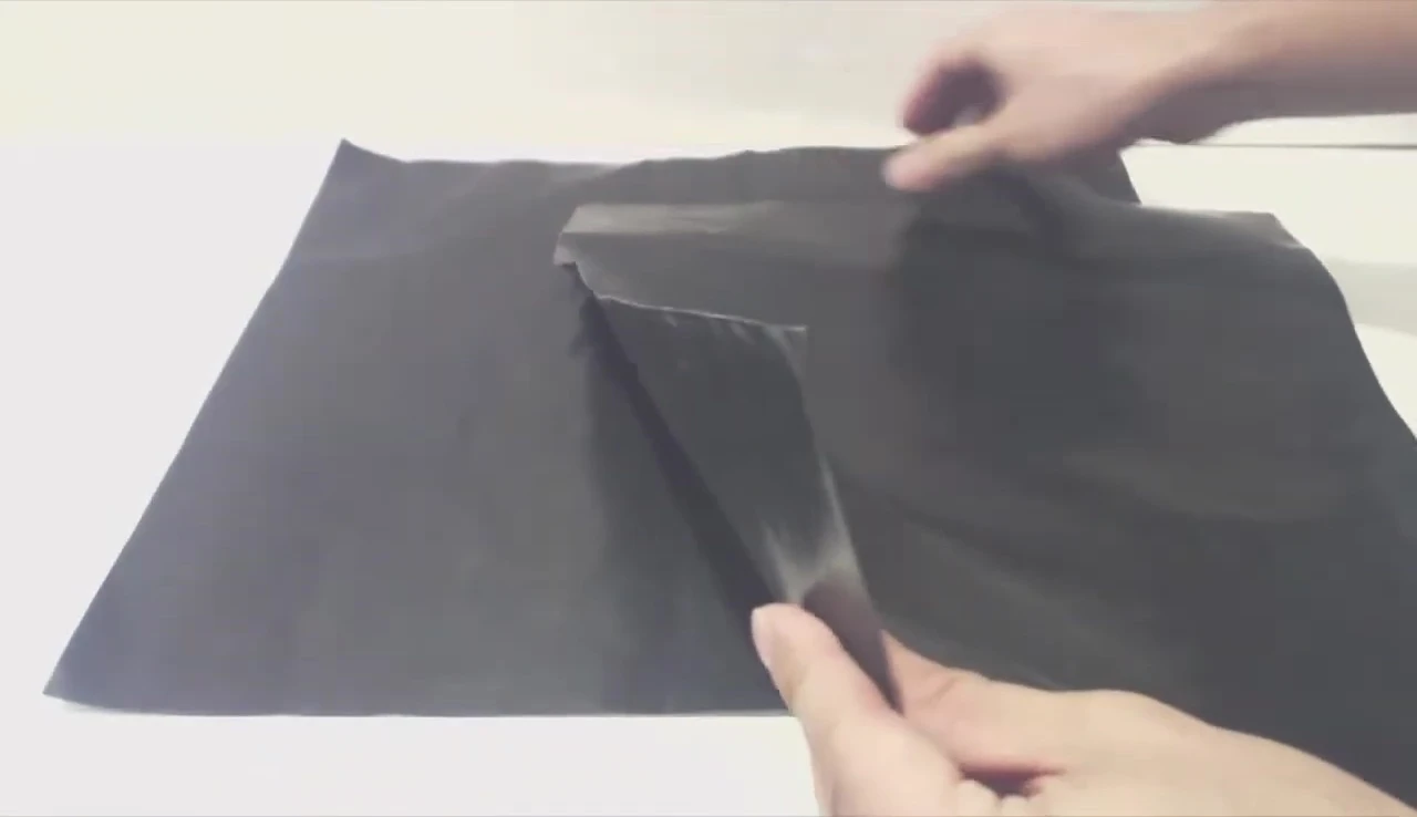 The mats being used on a baking sheet.