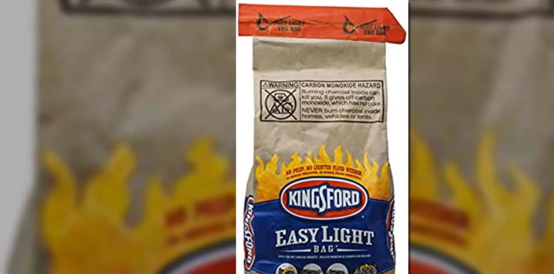 Kingsford Easy Light charcoal briquettes bag