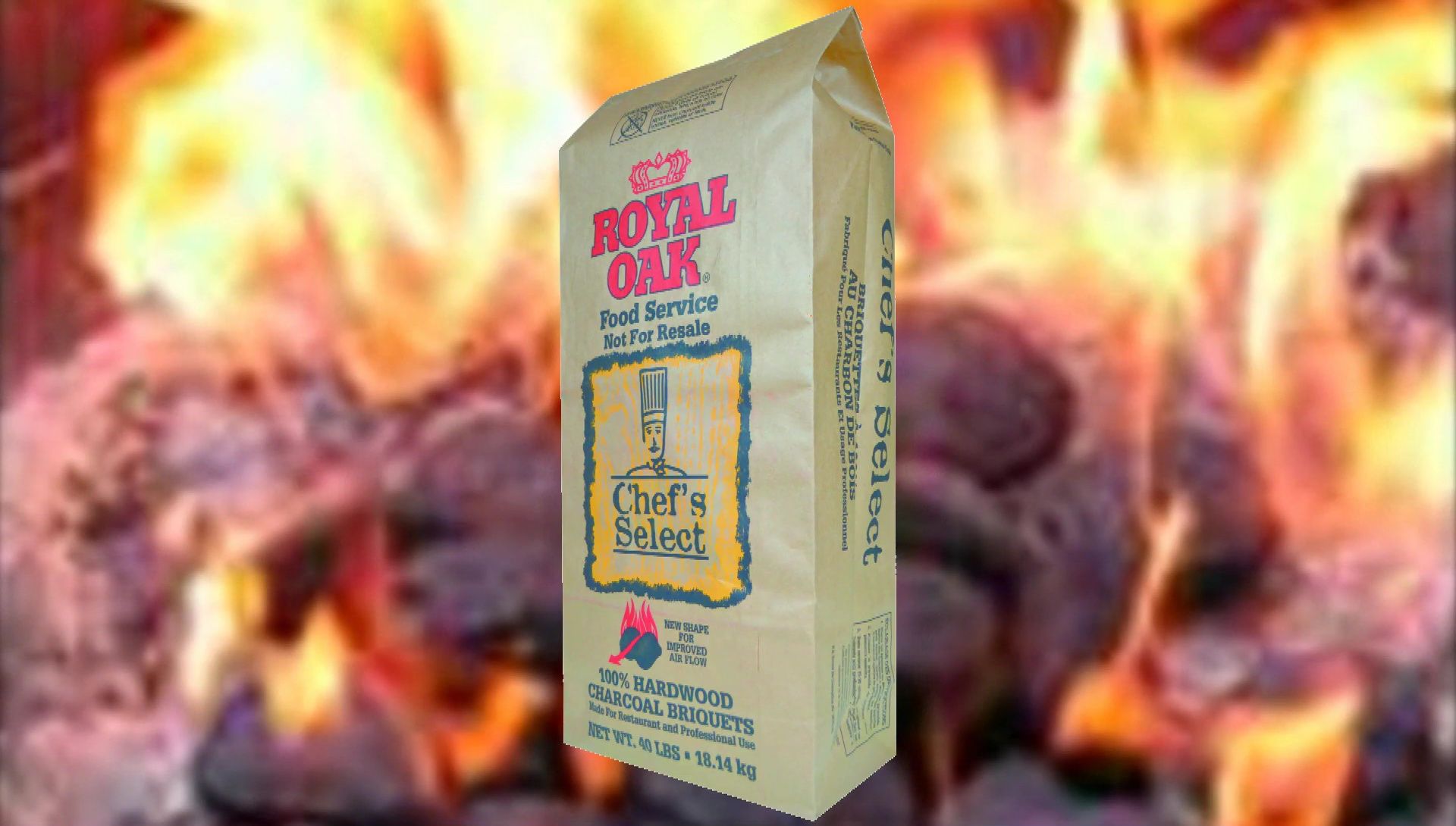 Royal Oak Chef's Select charcoal briquettes