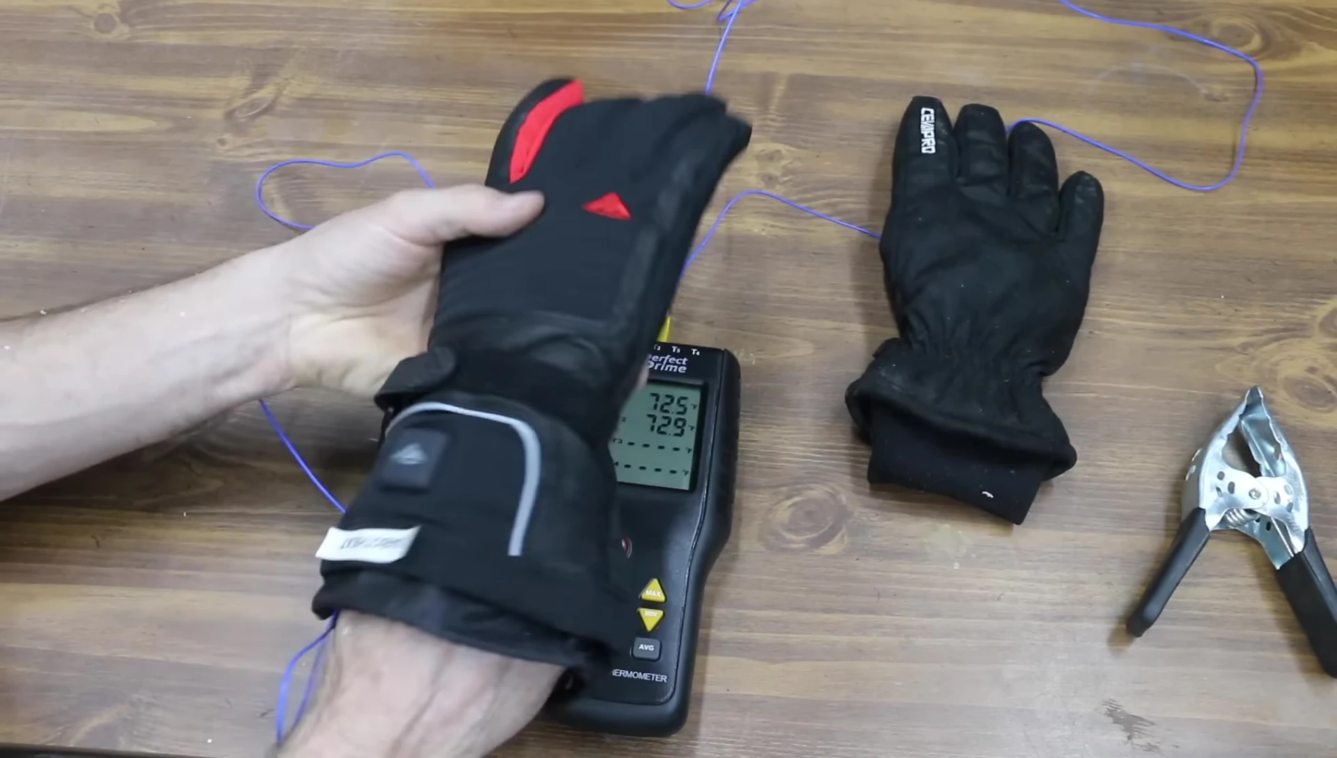 -30°C freezer test for gloves