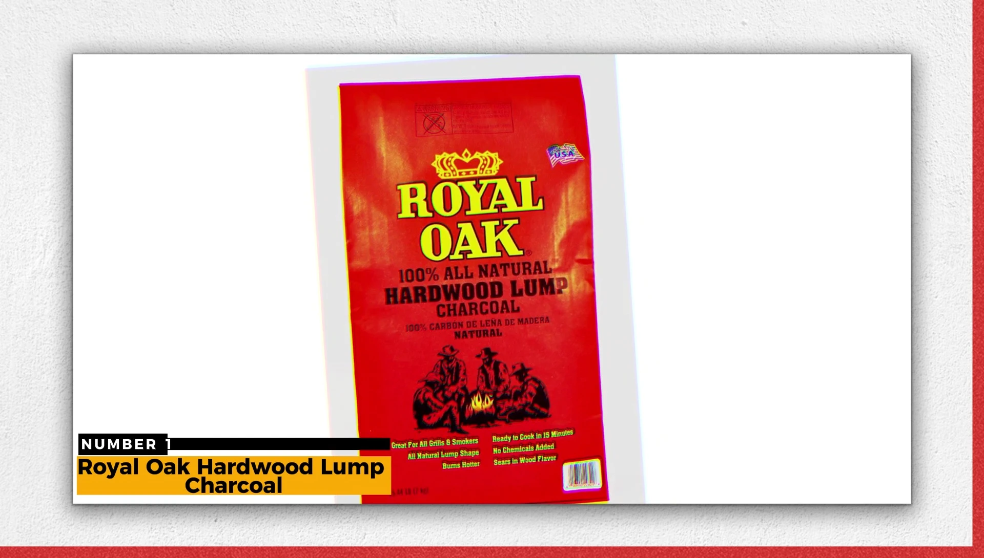 Royal Oak Hardwood Lump Charcoal bag