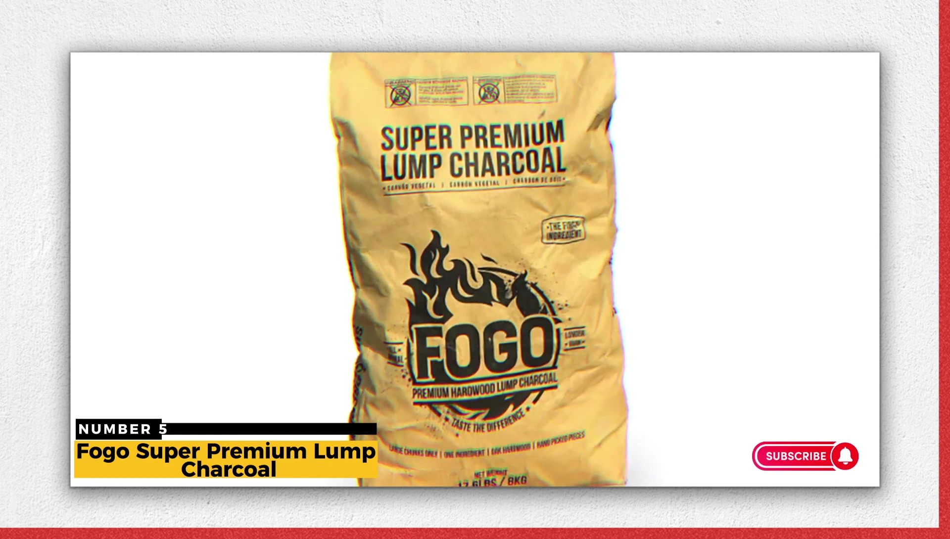 Fogo Super Premium Lump Charcoal bag