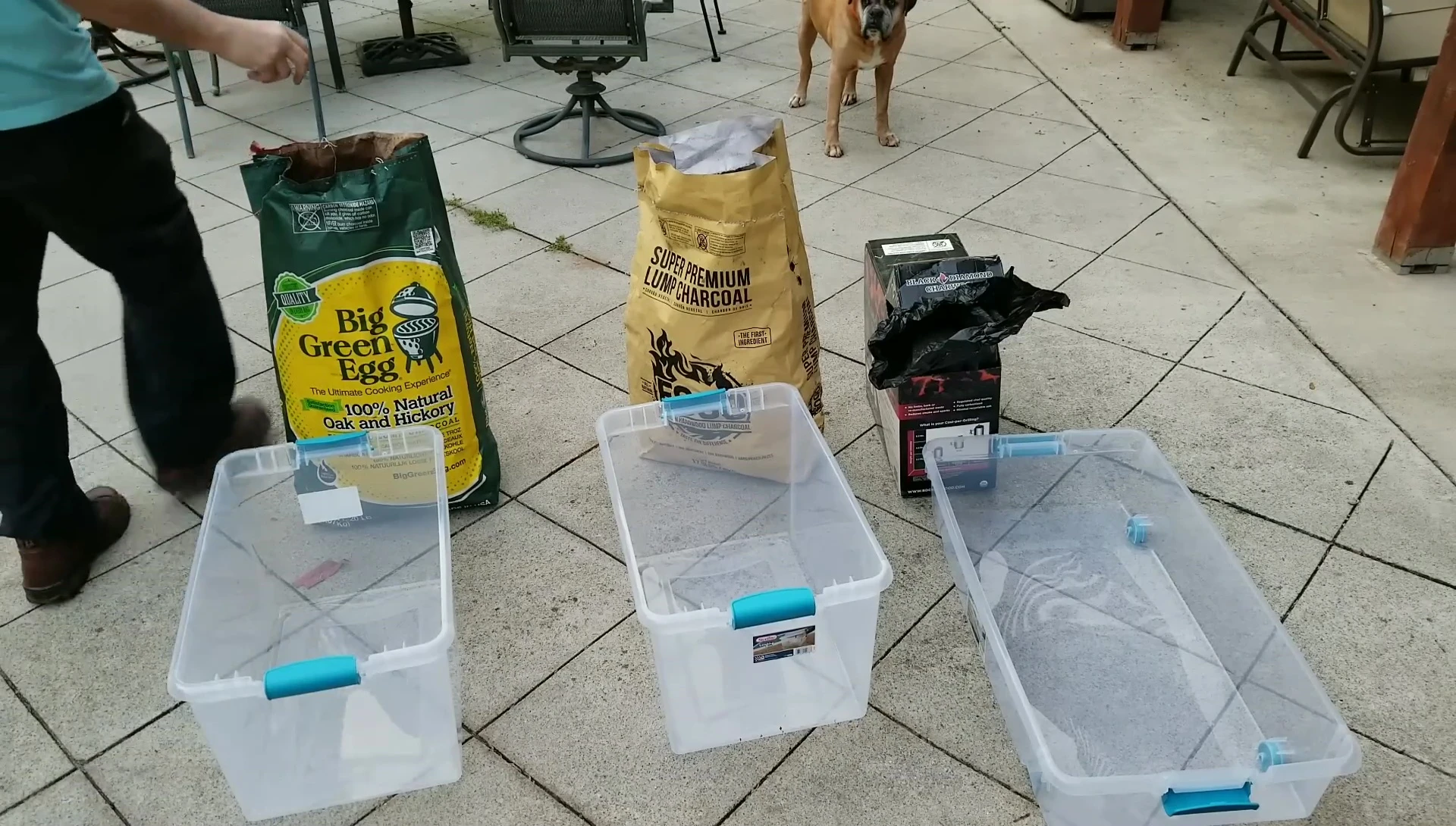 Big Green Egg, Fogo, Black Diamond charcoal comparison
