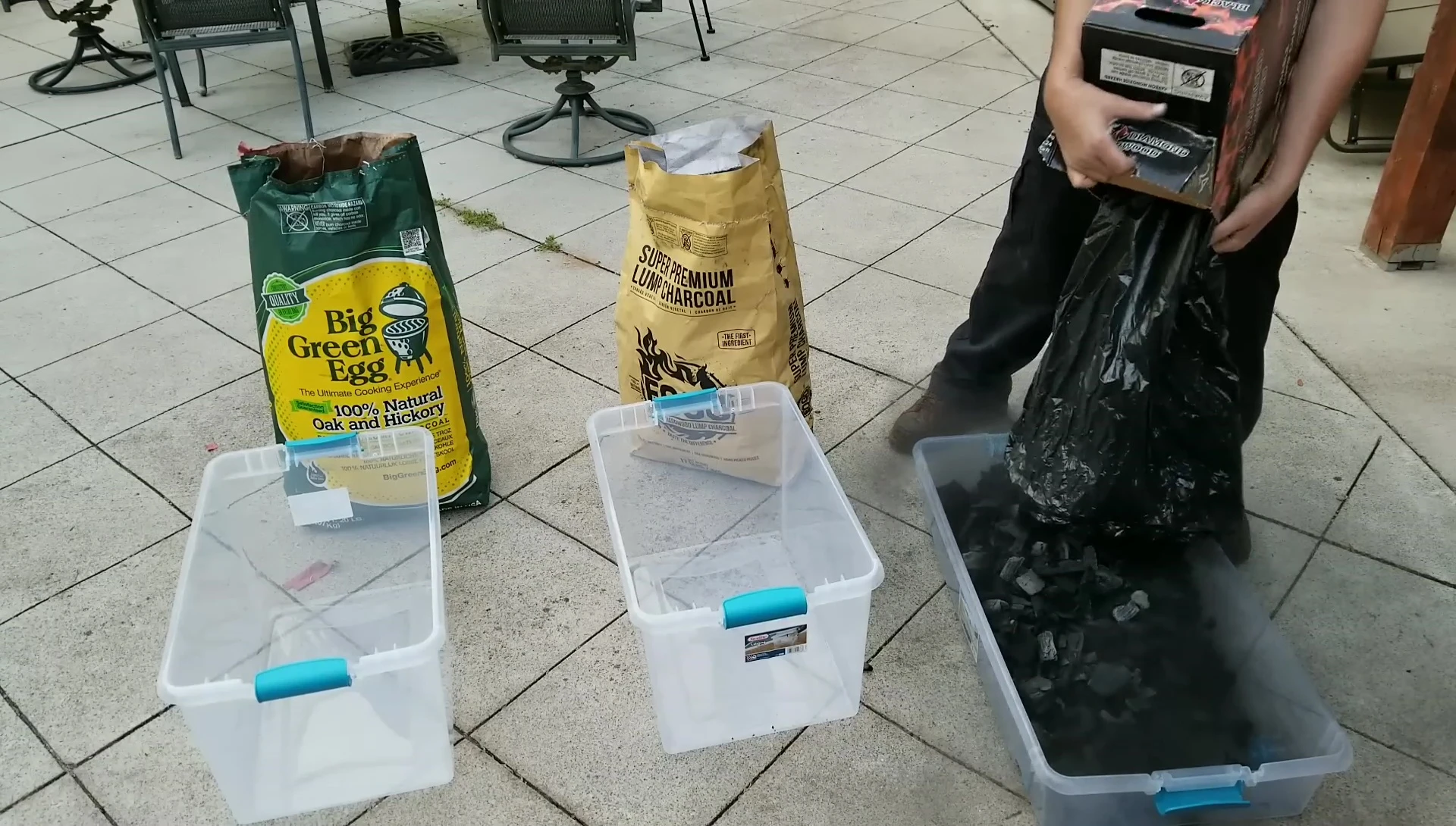 Charcoal comparison: size, dust, brands