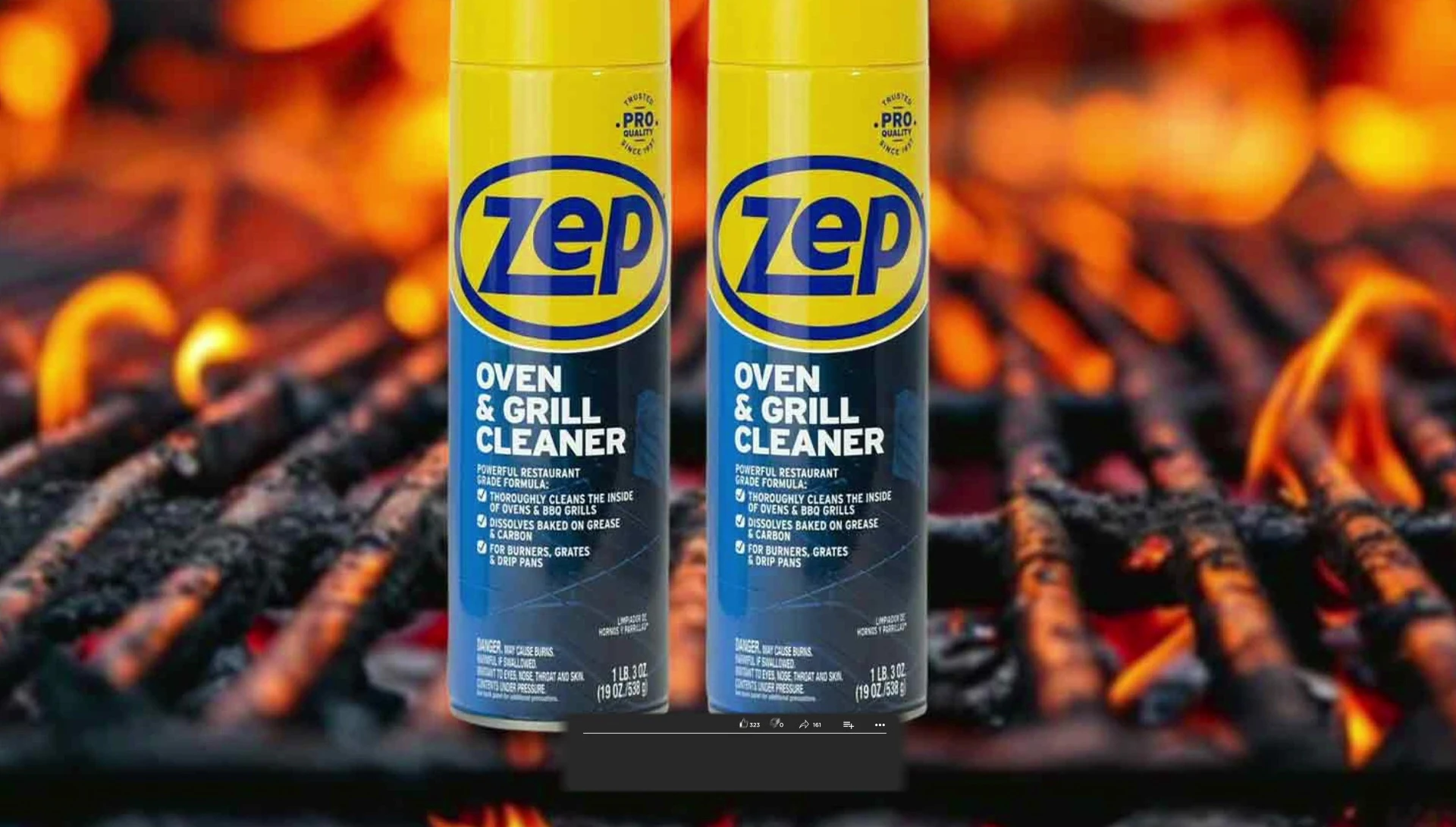 Zep Oven & Grill Cleaner spray bottles