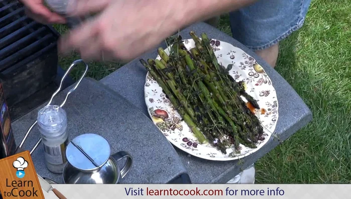 Season with sea salt and freshly ground black pepper.