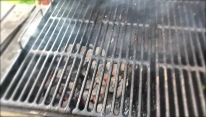 Close the lid and fully open the intake vent. Internal temperature should reach around 290-325 degrees Fahrenheit.