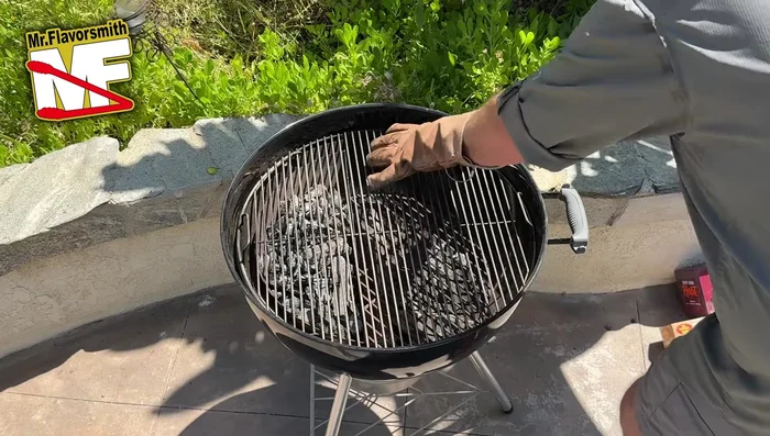 Place the grill grate on the basket, adjust vents, and begin cooking.