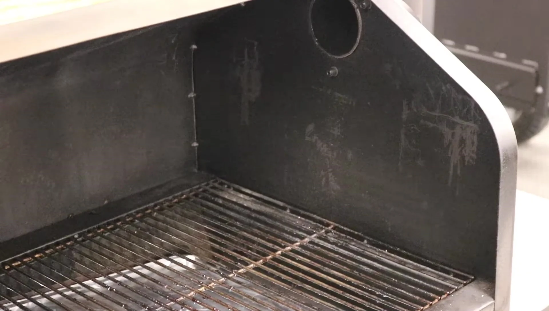 The 2x4 guide in use, helping to align the rail for proper installation.