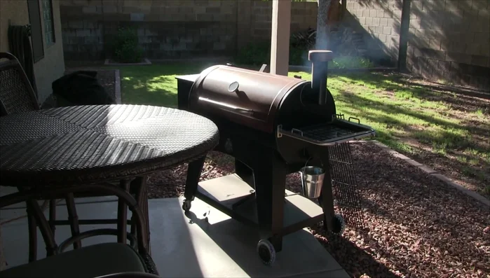 Place chicken thighs on the grill and smoke for approximately 1.5 hours.