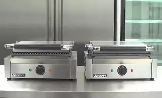 Close-up of the stainless steel construction.