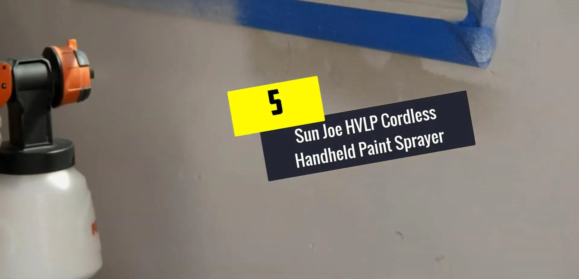 Sun Joe HVLP Cordless Handheld Paint Sprayer