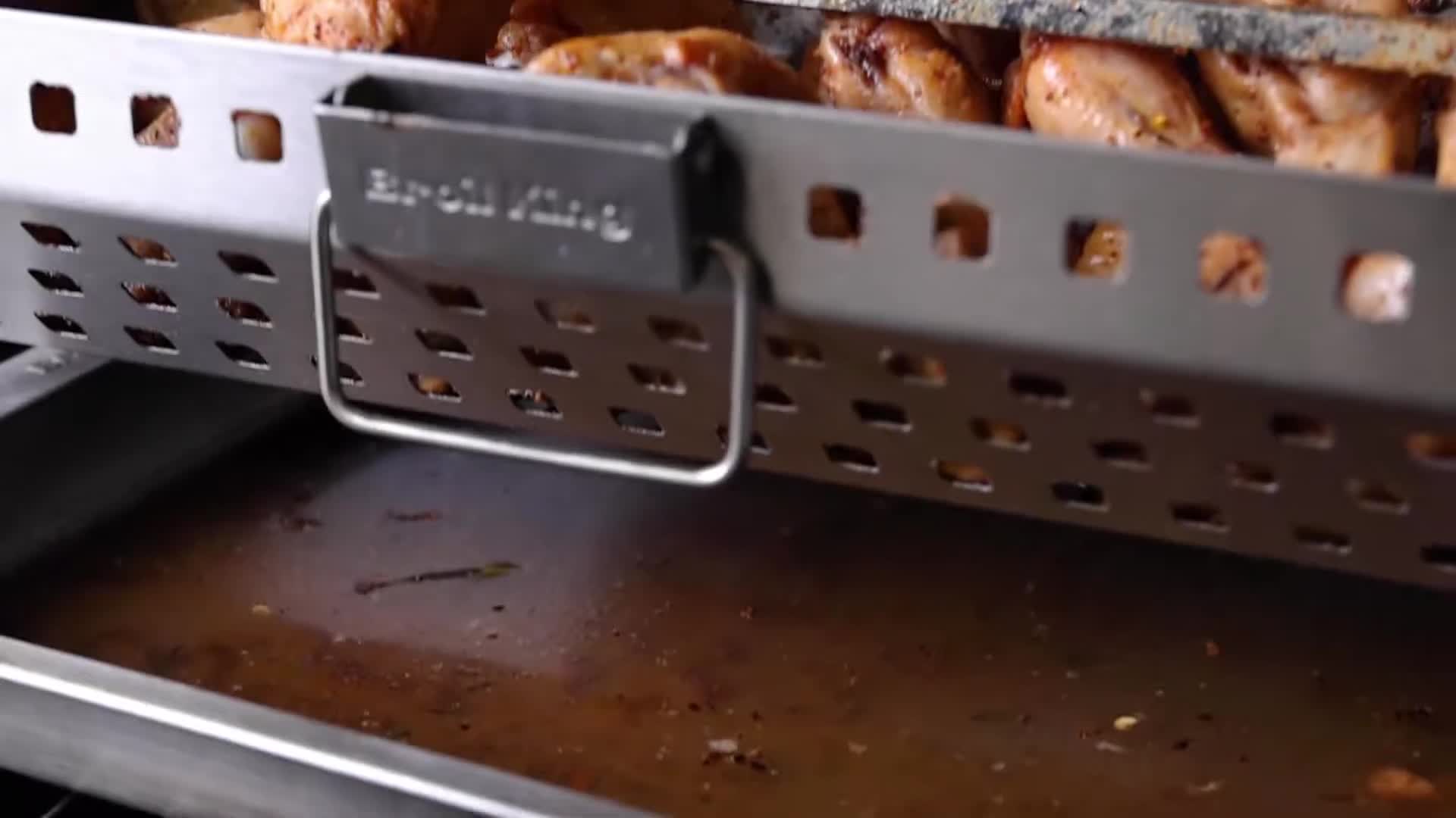Image showing various foods cooking evenly in the basket.
