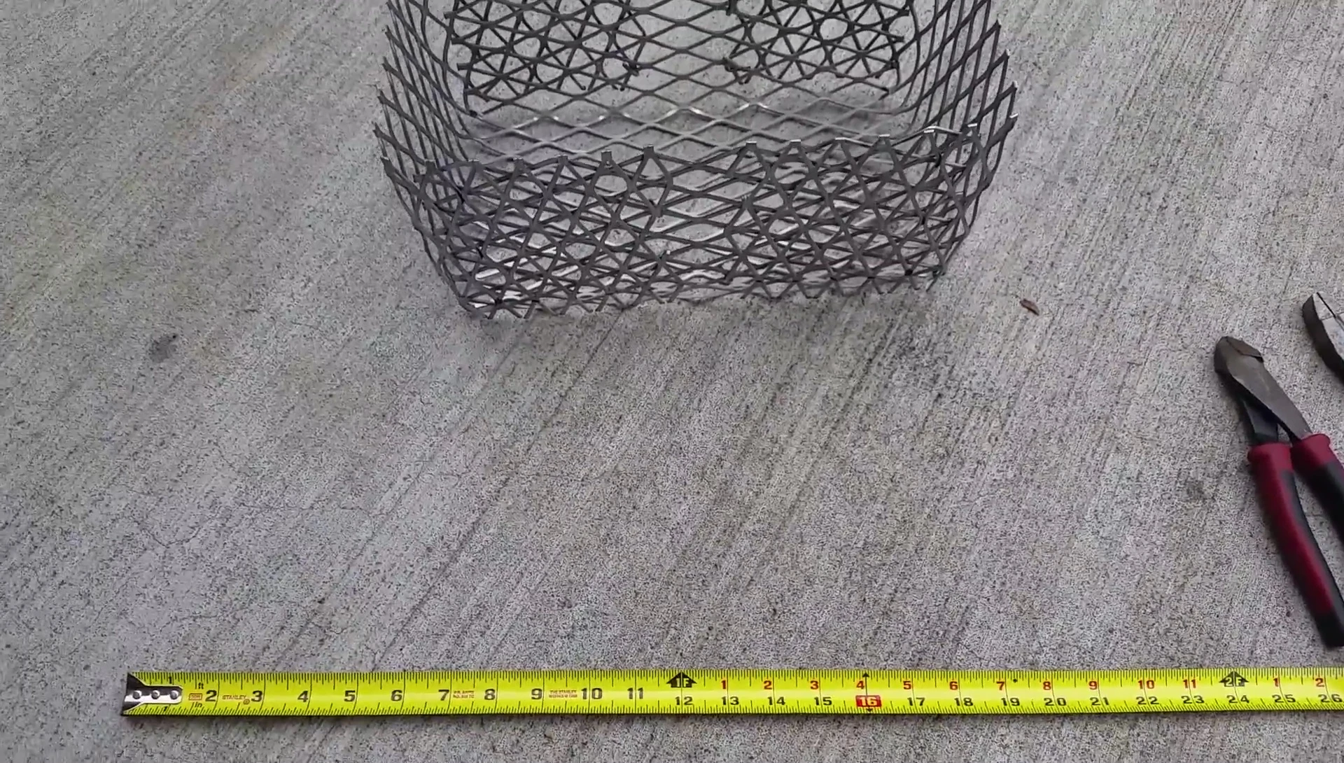 Measuring and cutting the 6-inch sections.