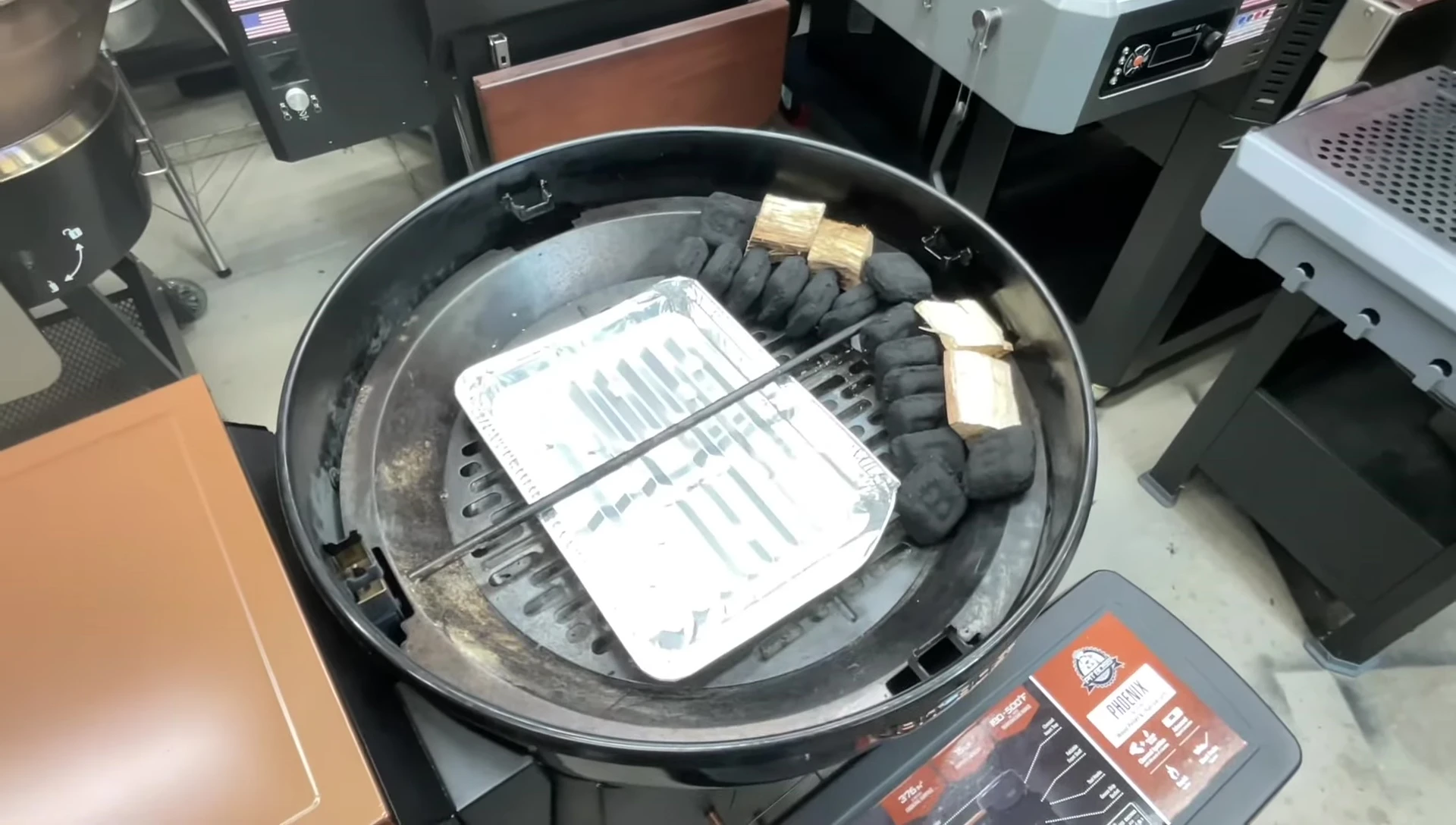 Preparing the ribs