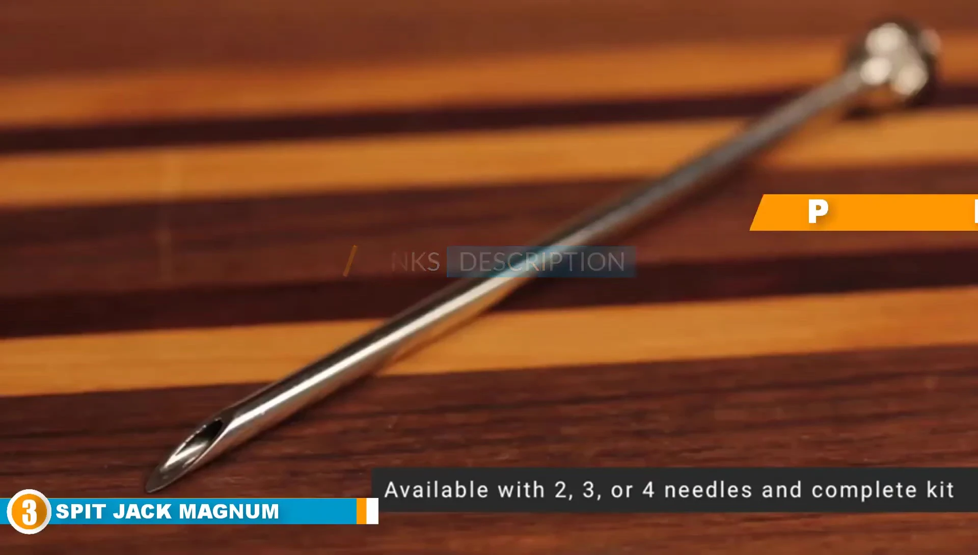 Close-up showcasing the gun-style design
