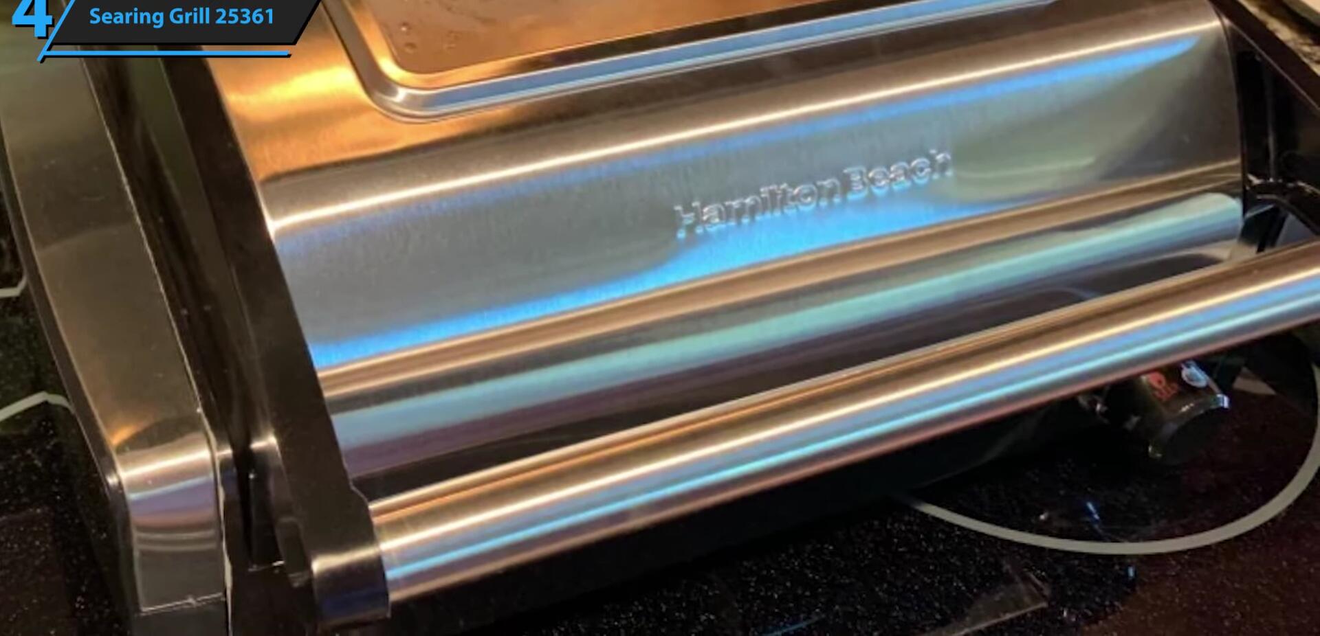Indicator lights on the grill