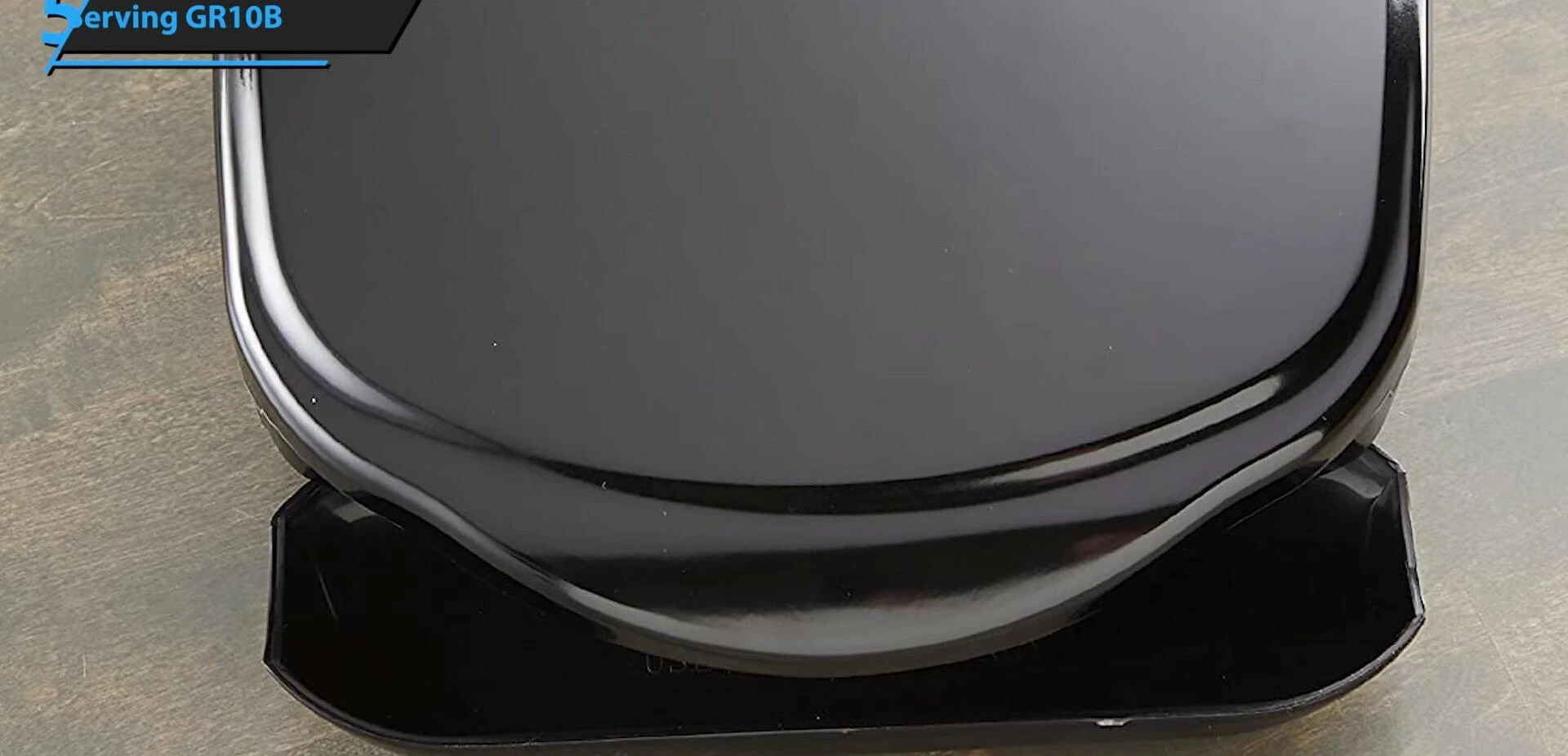 Close-up of the George Foreman Electric Grill