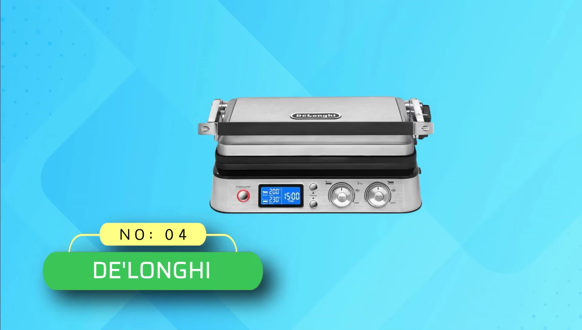 DeLonghi Electric Grill showing its versatility