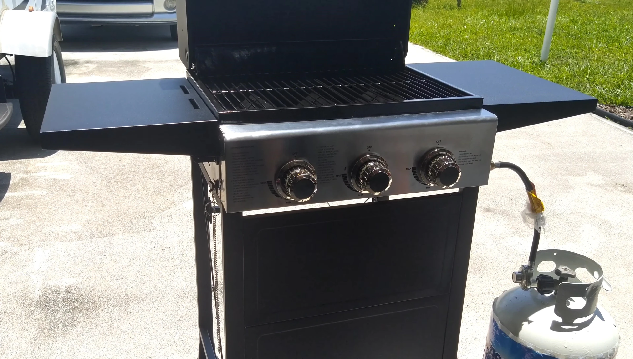 Turning off the burners in the correct order
