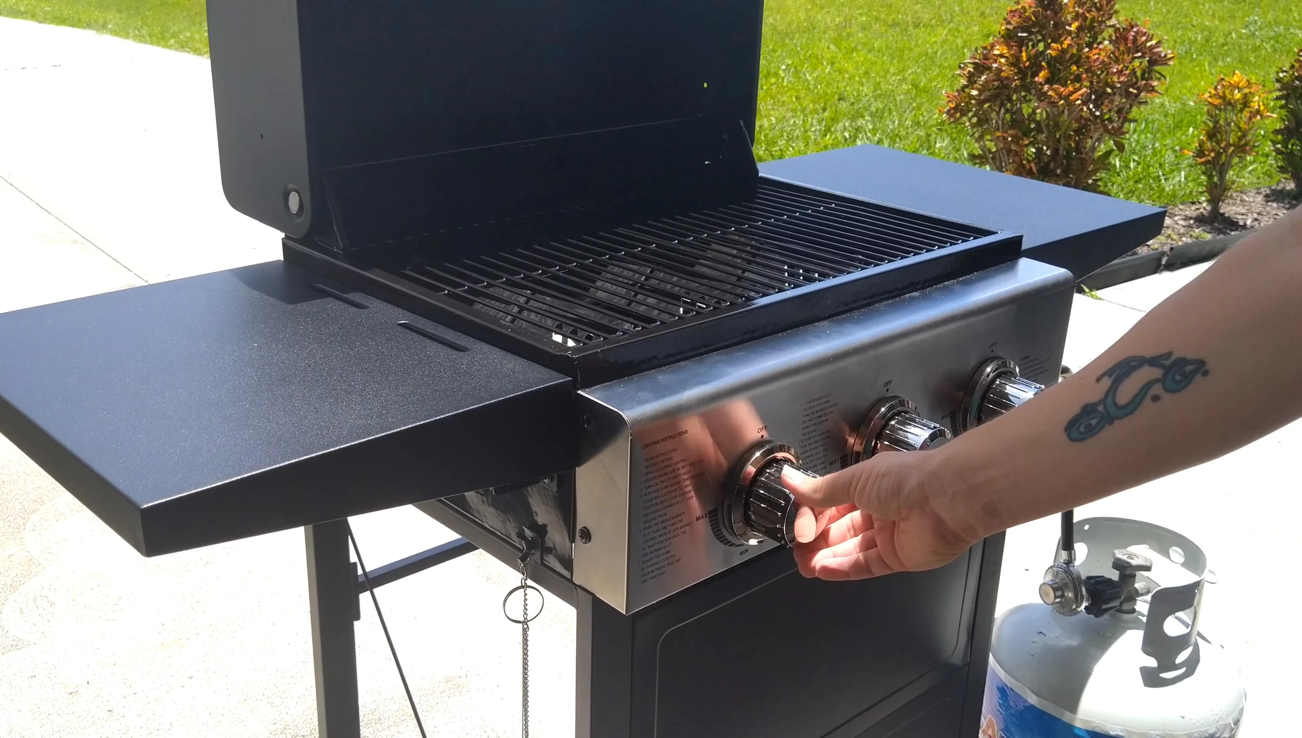 Lighting the other burners
