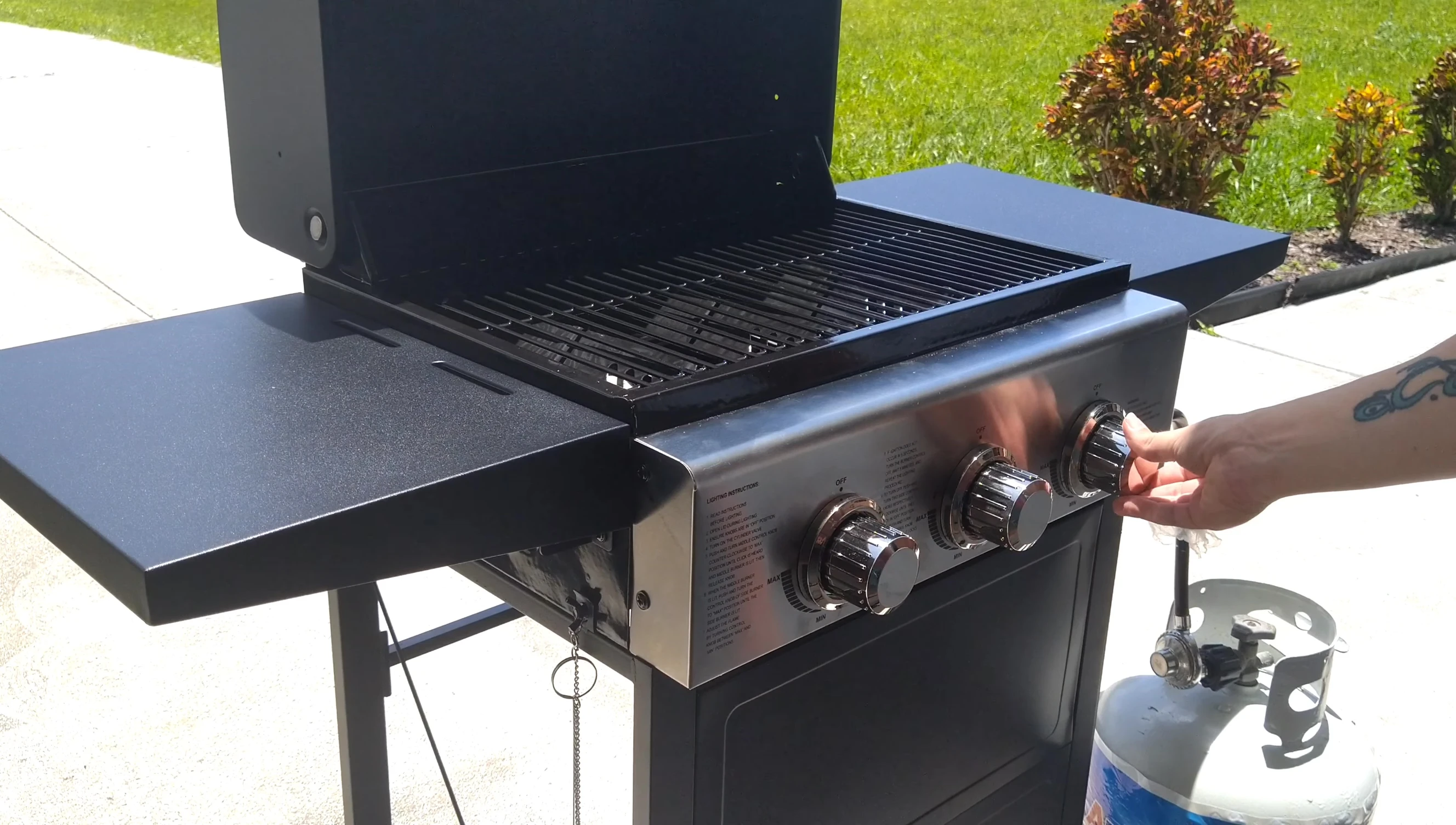 Turning off the gas if a burner does not ignite