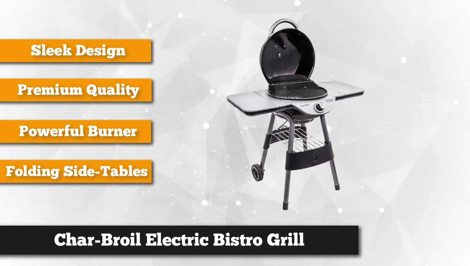 The Char-Broil grill's drip tray