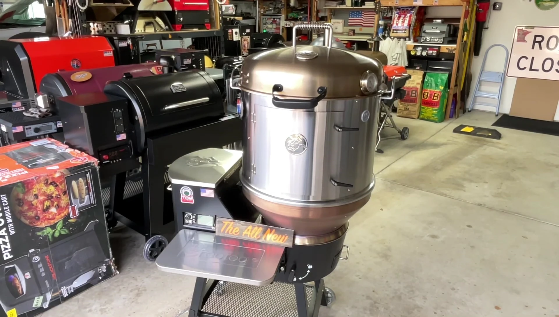 The speaker emphasizing the significant increase in cooking space.