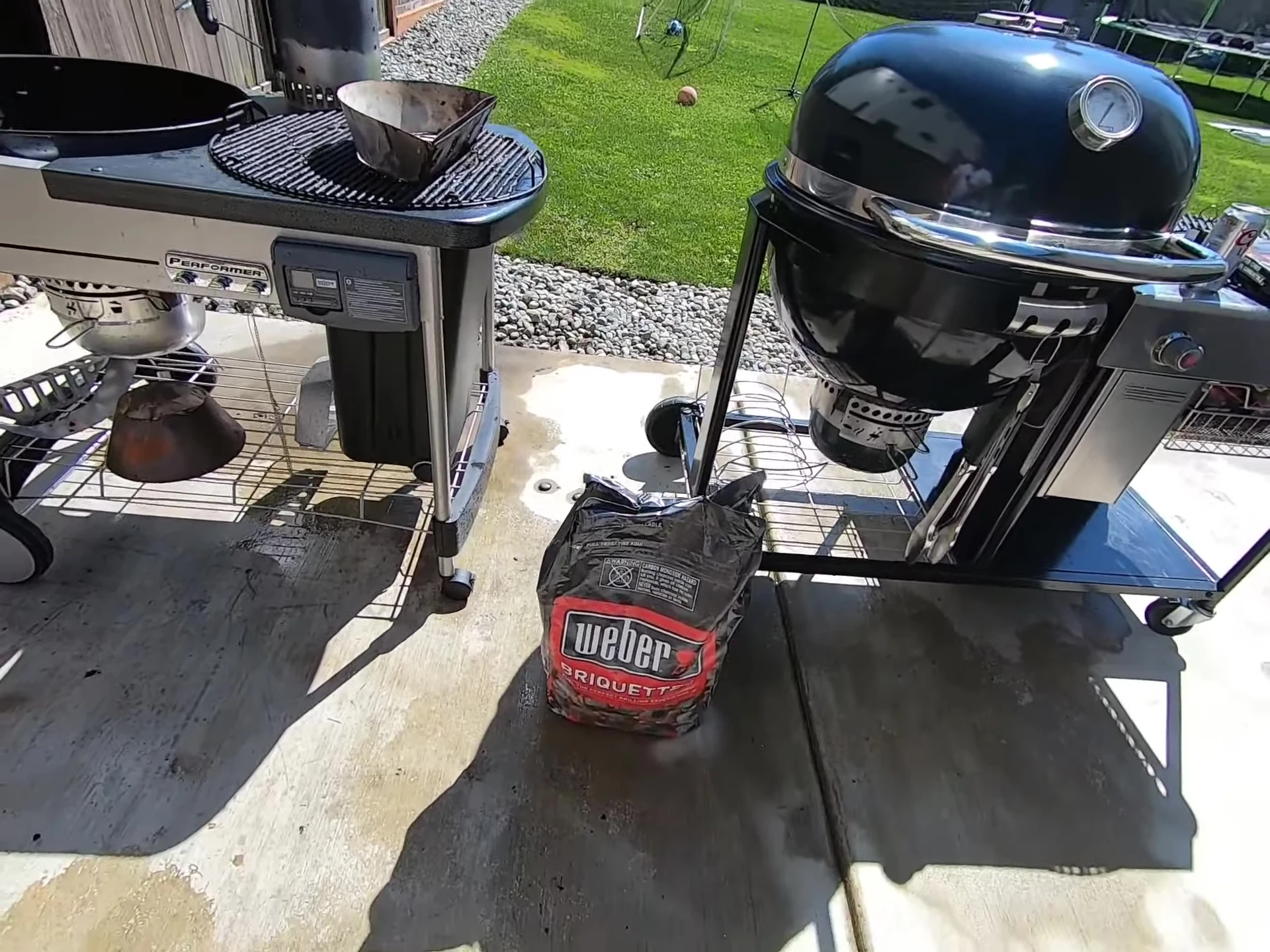 The Weber Performer grill.
