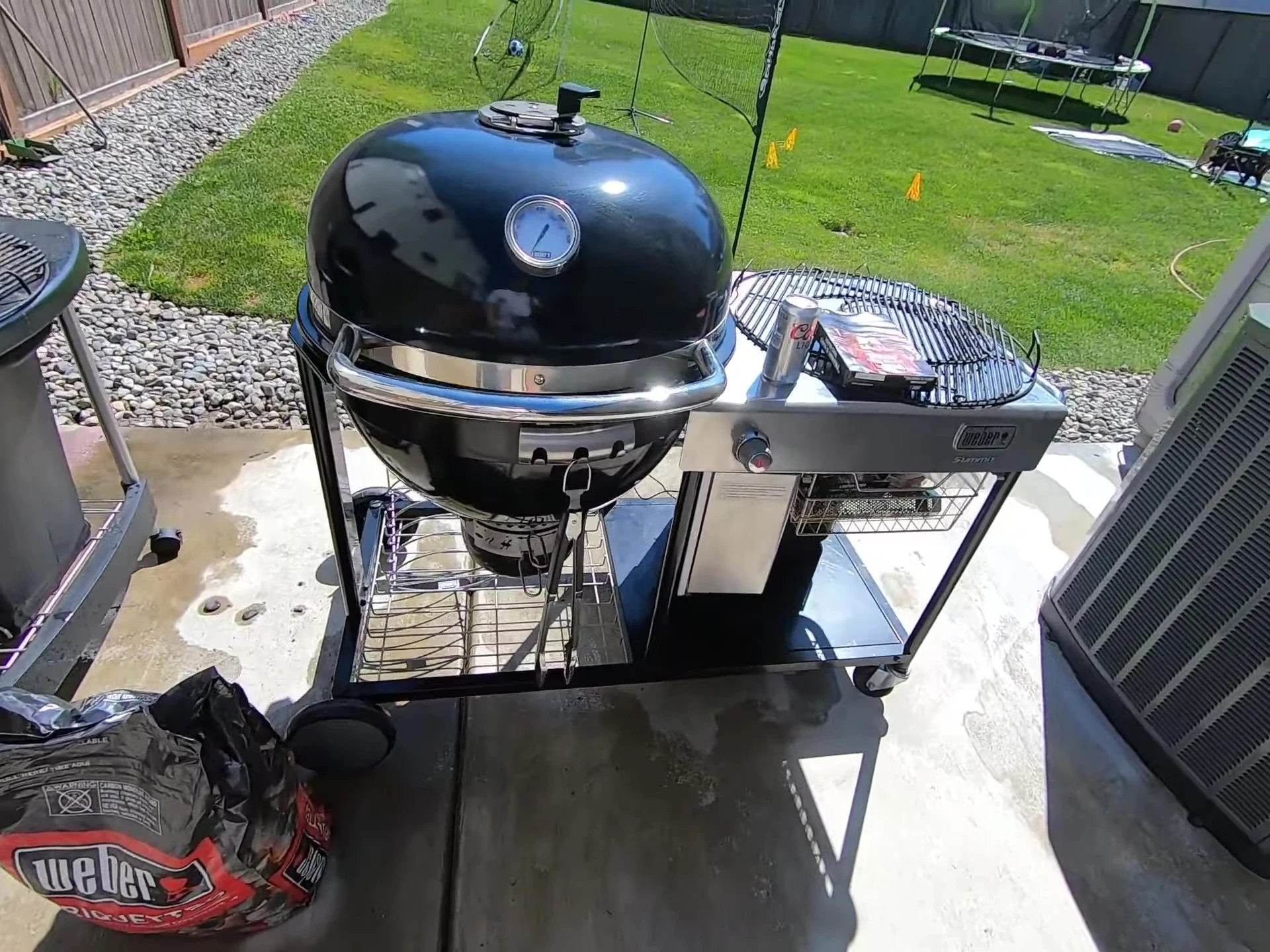 The Weber Summit Charcoal grill.