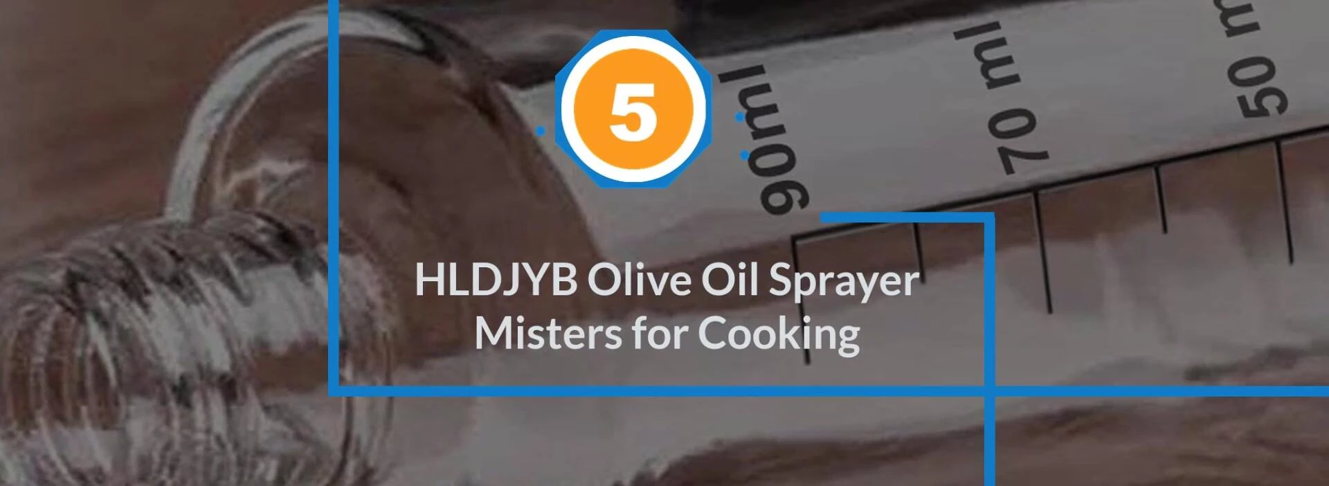 The HLD DJ YB Olive Oil Sprayer showing its design and scale