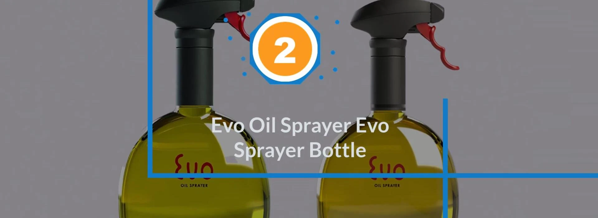 Evo oil sprayer bottle showcasing its sleek design