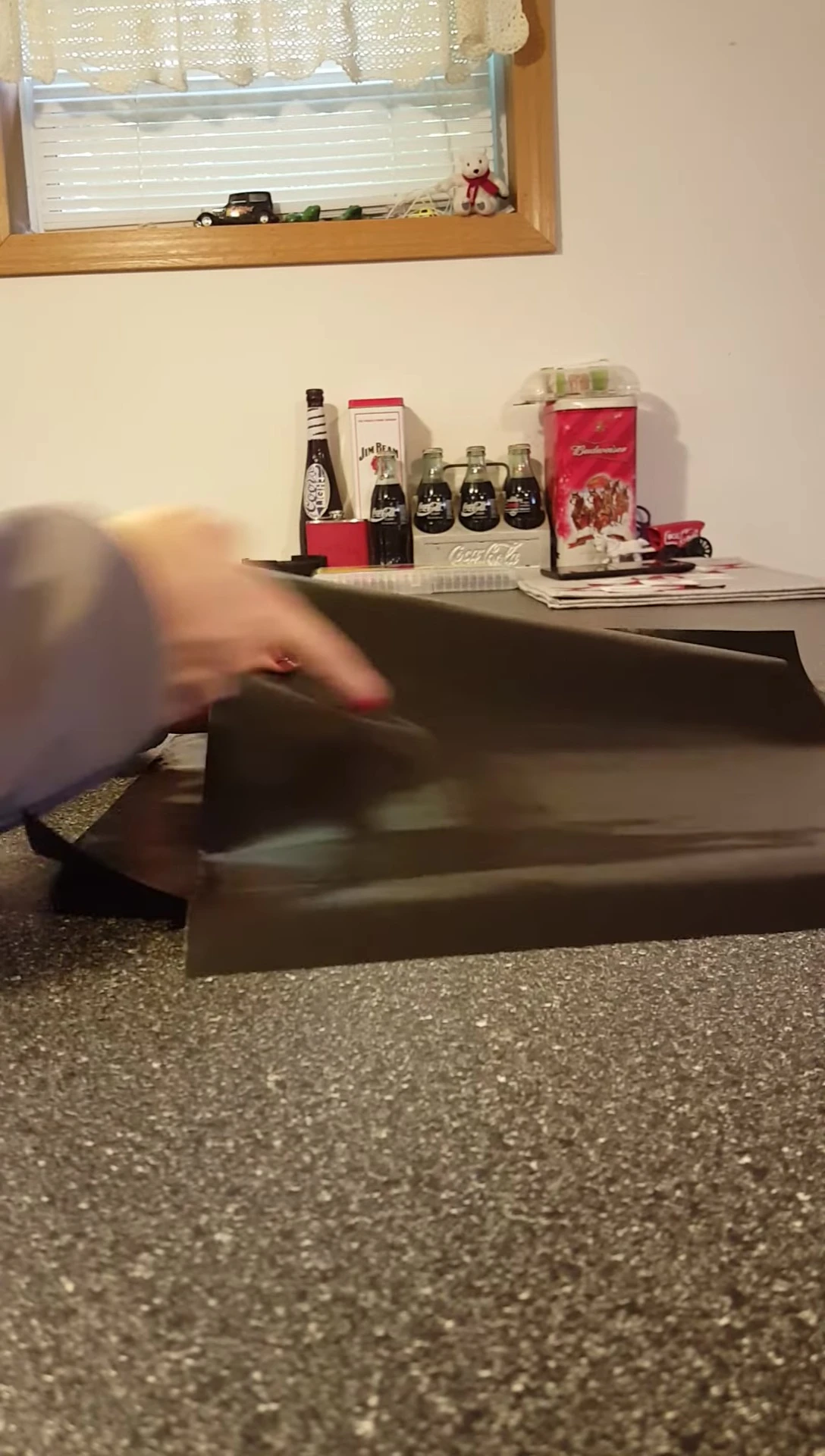 Showing the ability to trim the mats