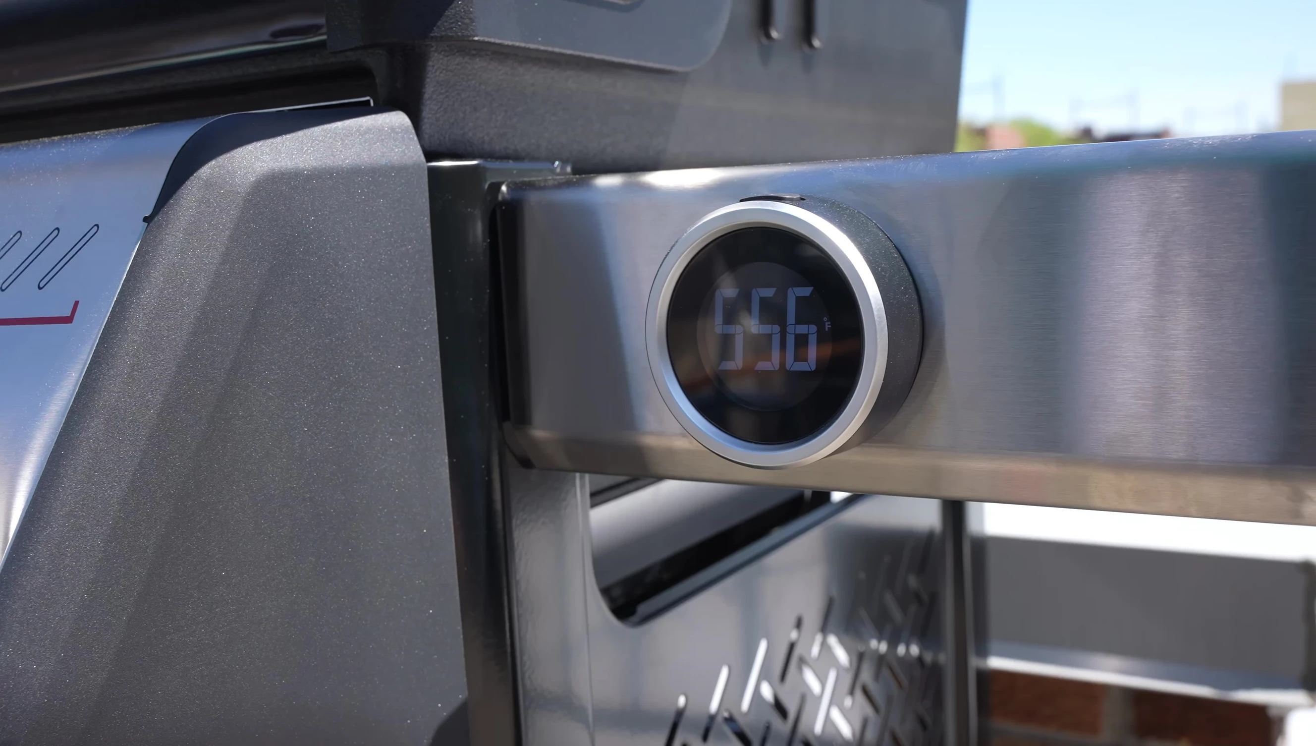 Food cooking evenly on the grill
