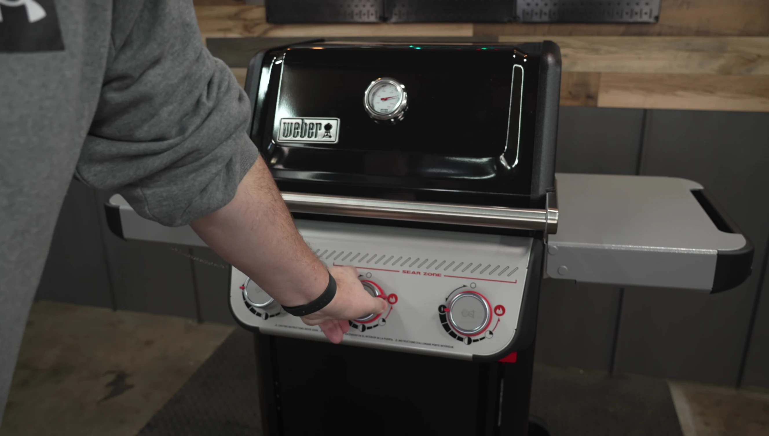 Sear zone test, high temperature