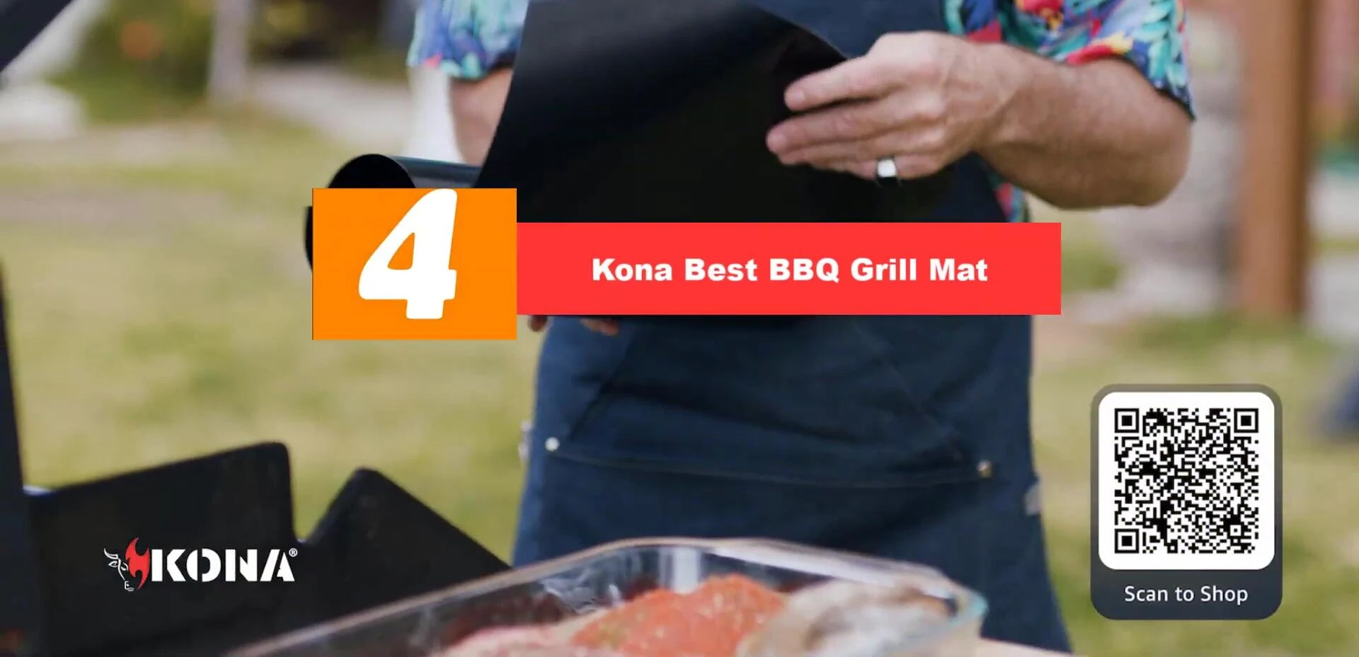 Kona Grill Mat displayed