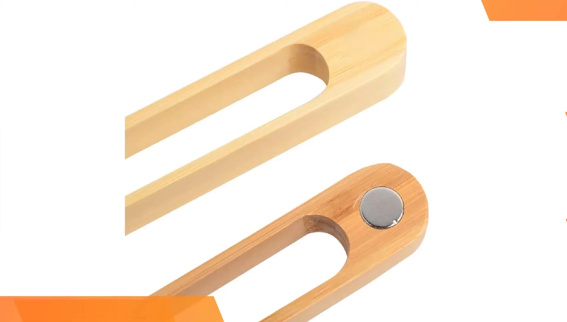 Image emphasizing the magnetic feature of the tongs.