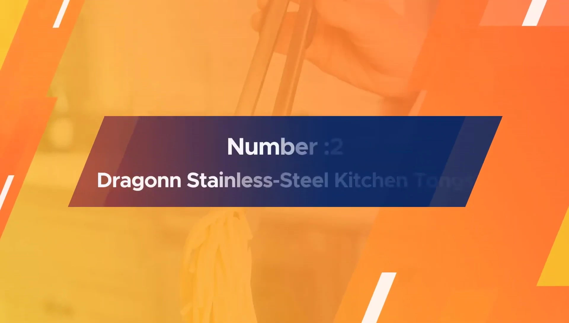 A shot of the Dragon Stainless Steel tongs highlighting their design.