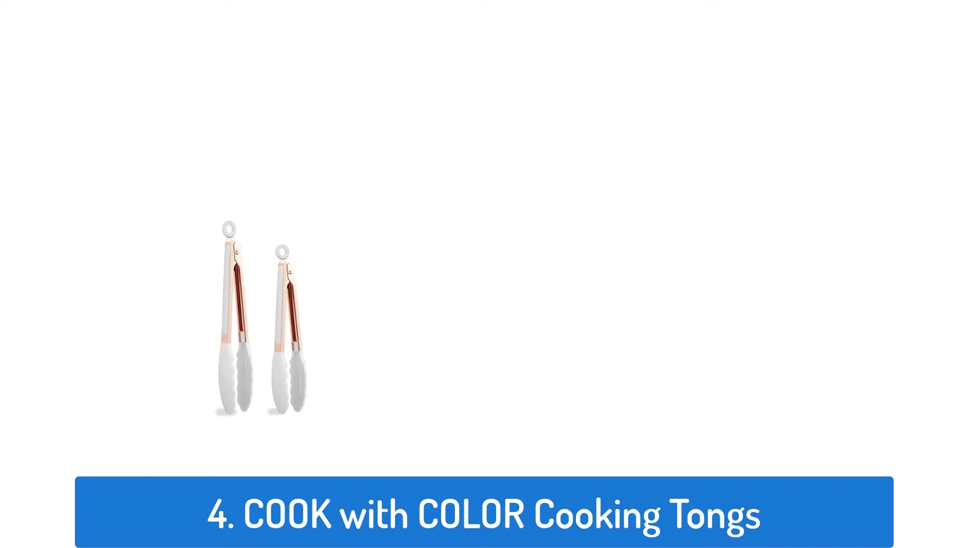 Cook with Color tongs product shot