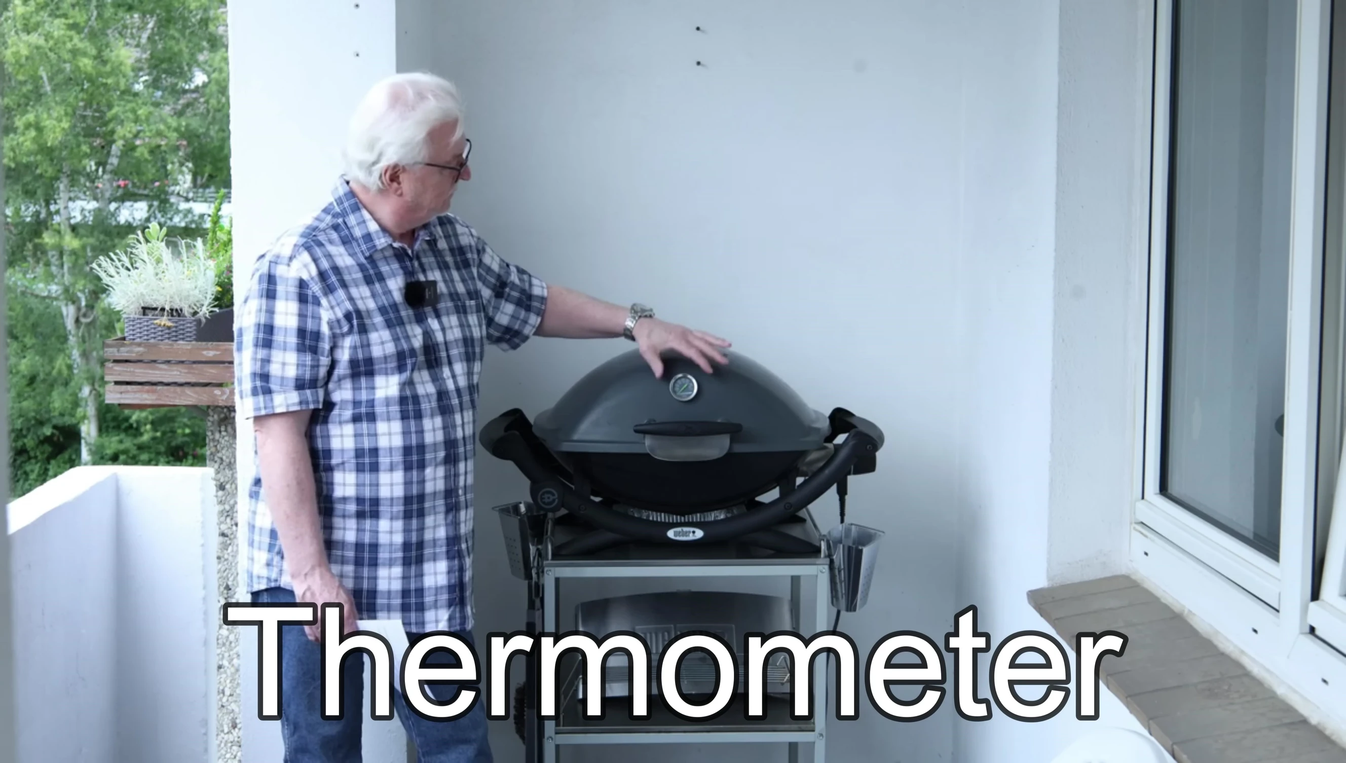The speaker shows the added thermostat for better temperature control.