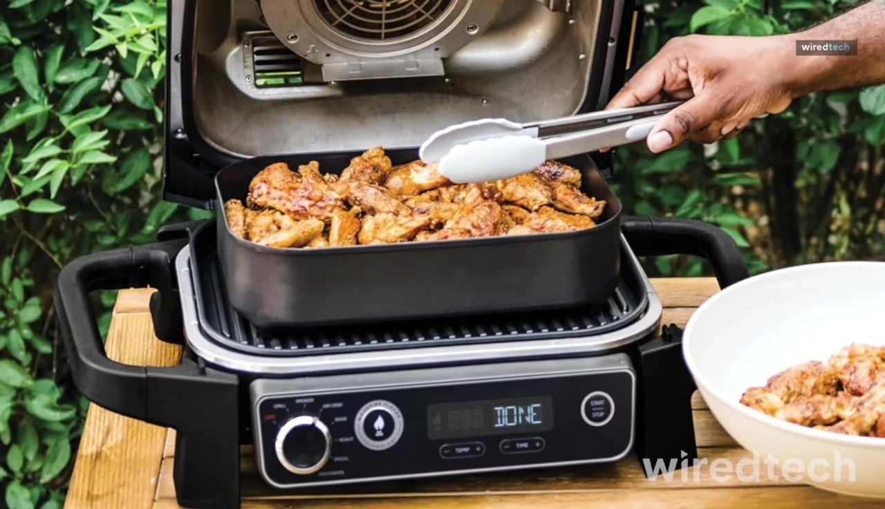Example of food cooked using the Ninja OG 701's air frying function