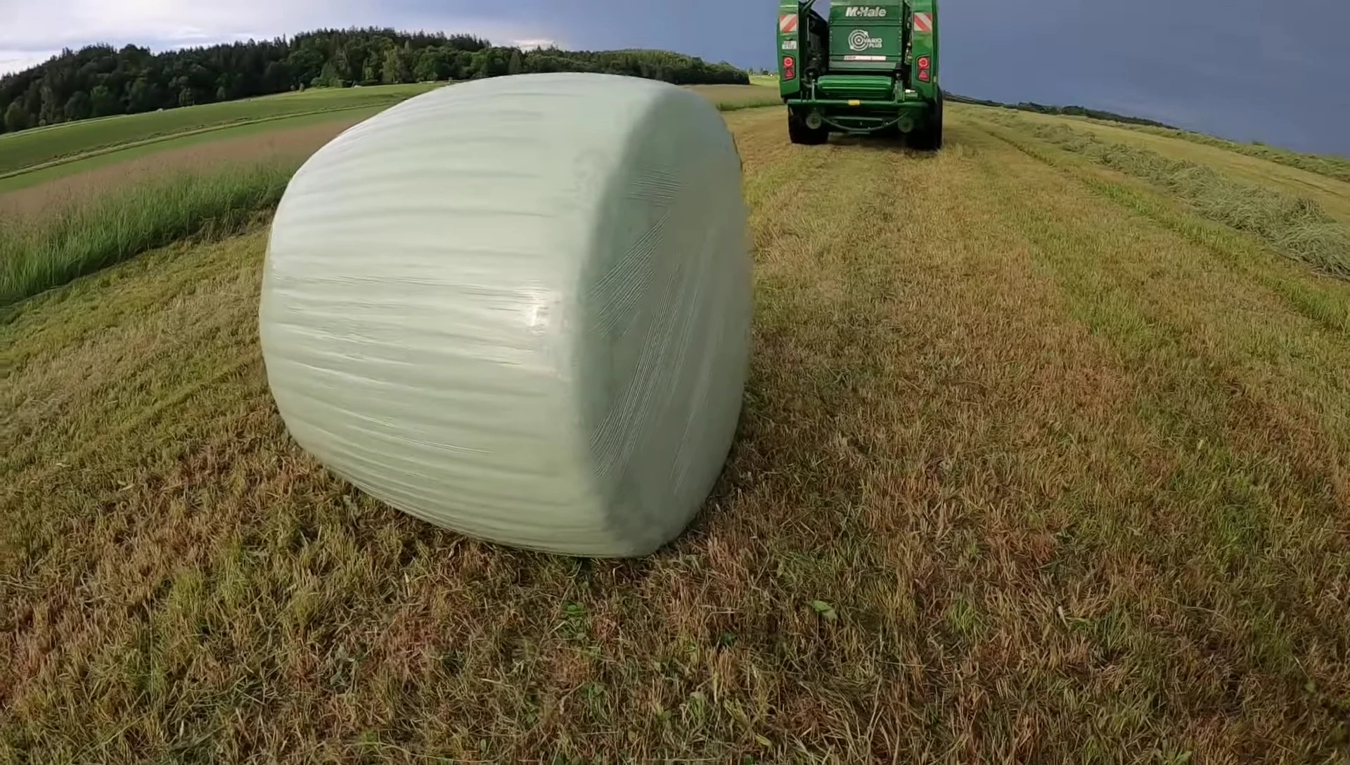 A finished bale.