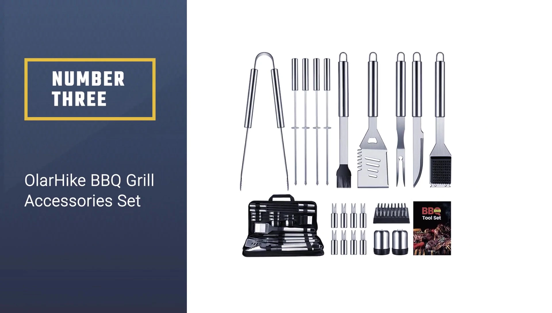 Ola Height BBQ Grill Accessory Set overview