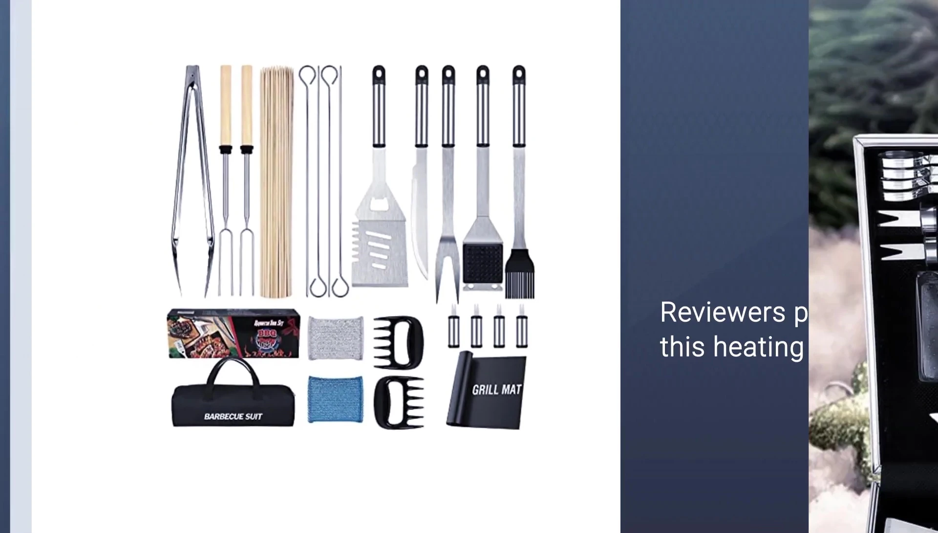 Romanticist tool set in its carrying case
