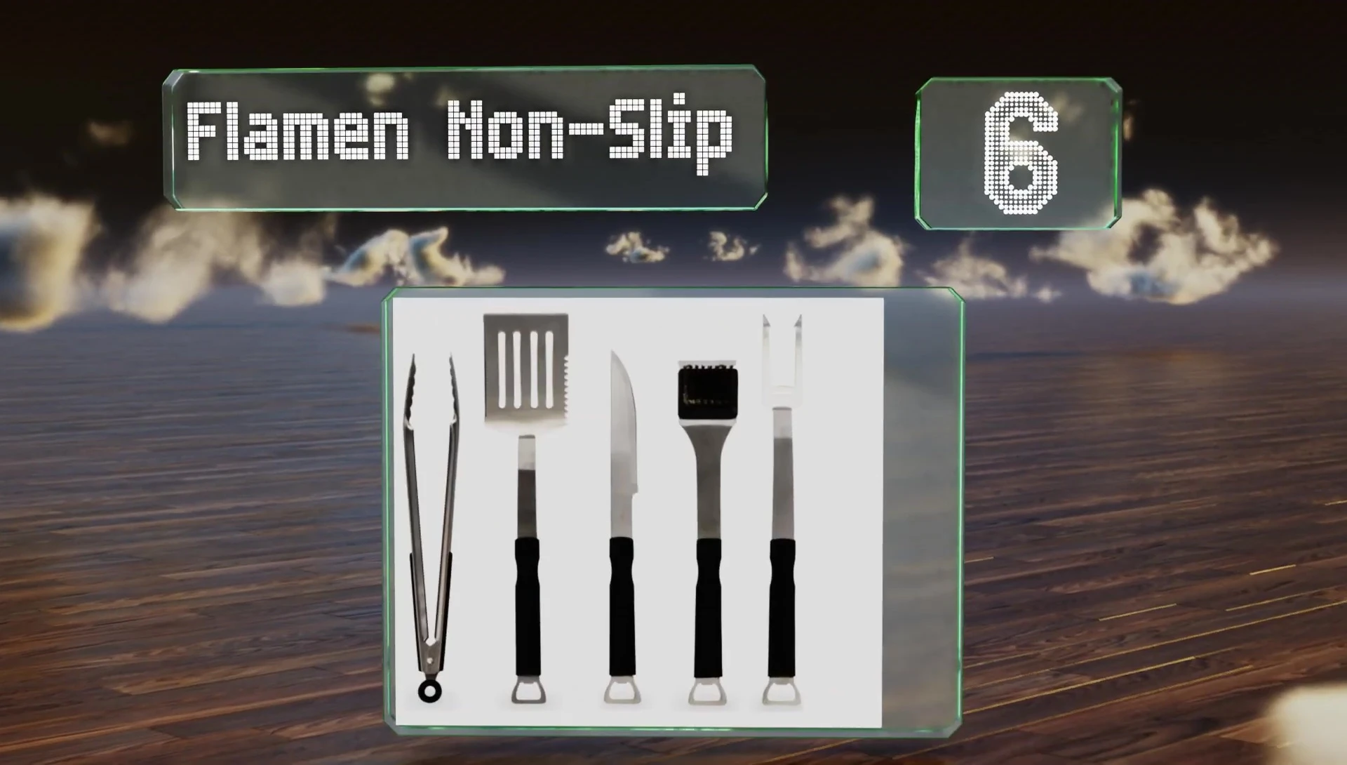 Flame-N-Grill Non-Slip Set