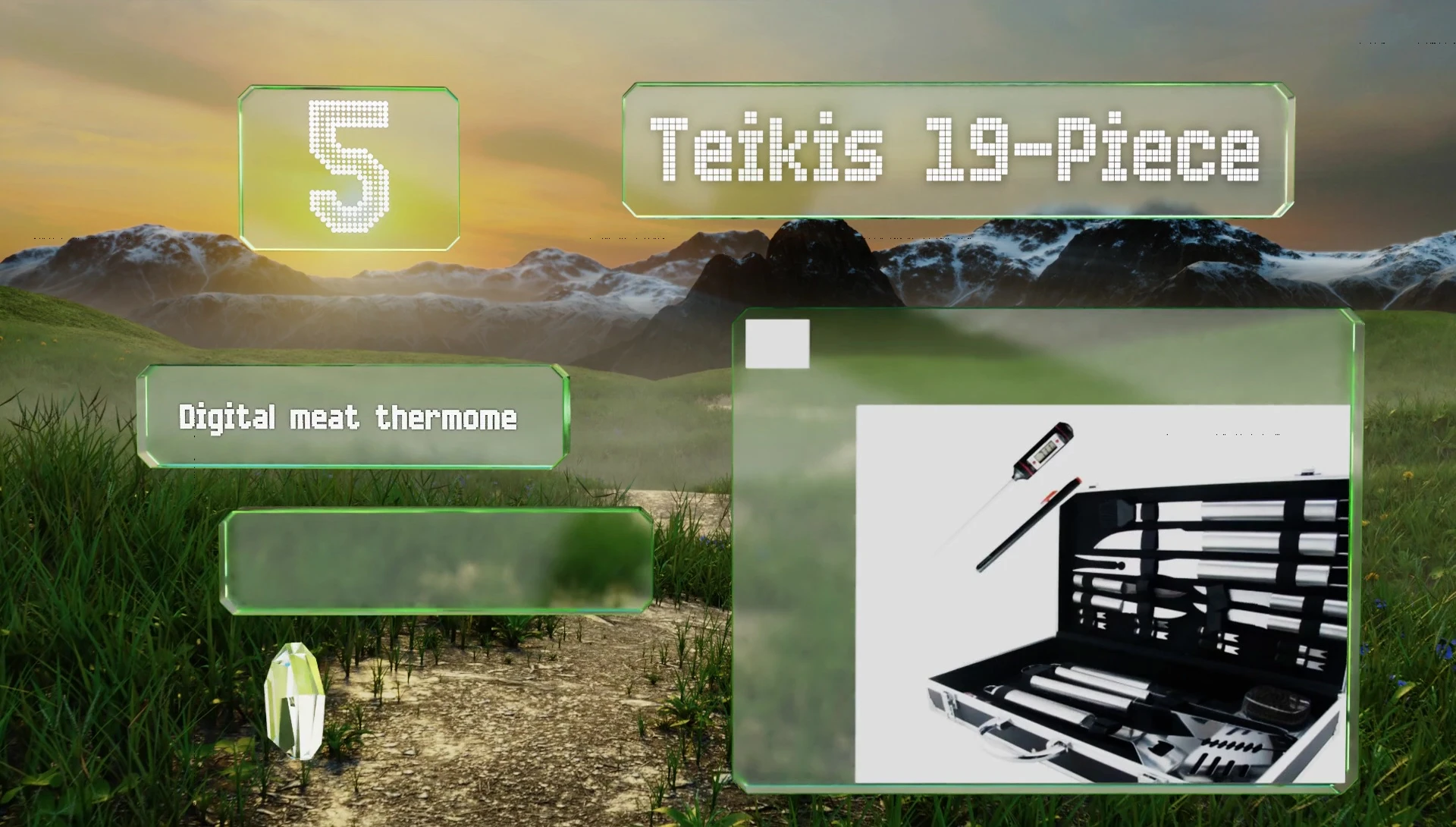 Variety of tools included in the Takis set