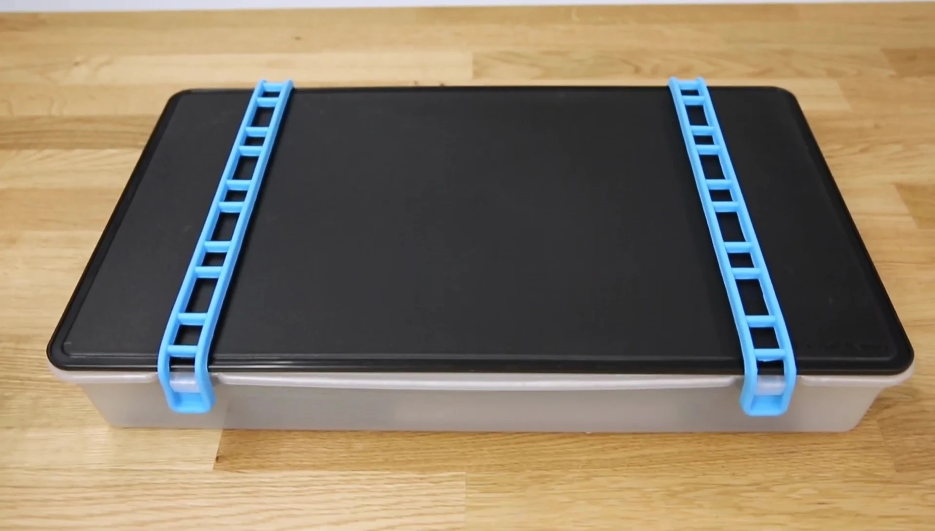 The tool set fitting perfectly inside the Broil King grill cook box.