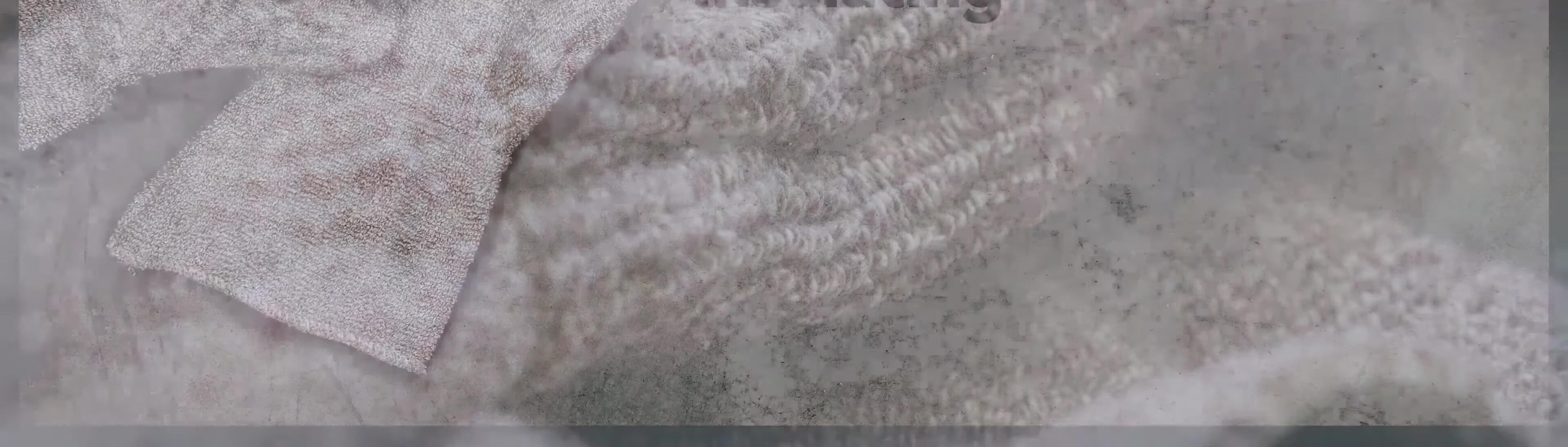 Terry knit glove material