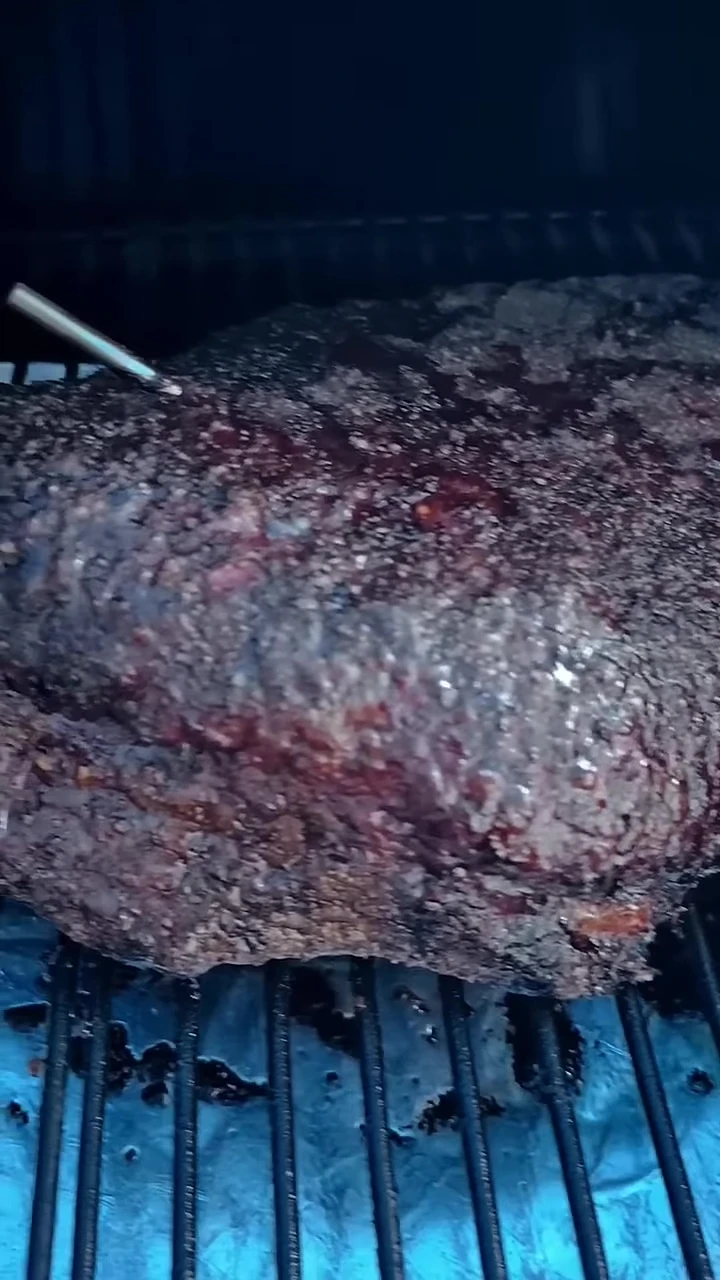 Close-up shot of cooked food.