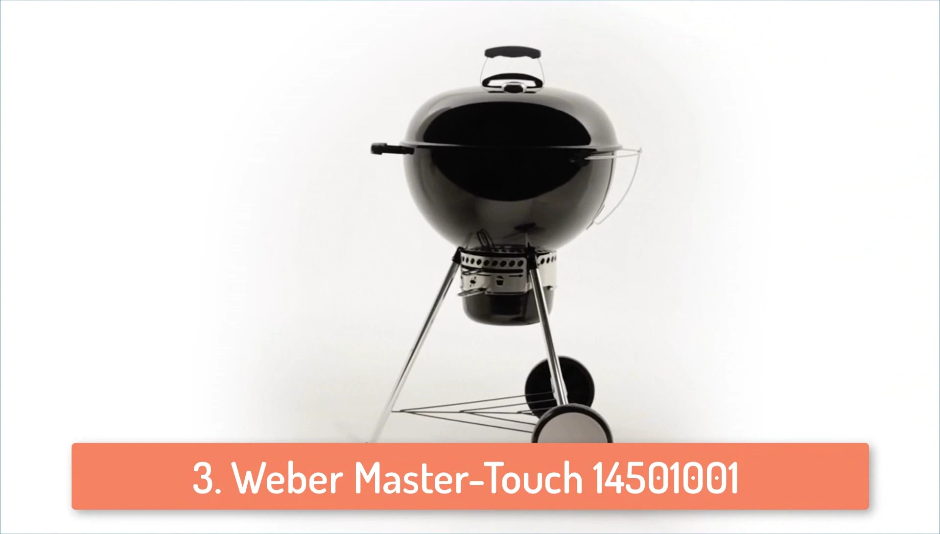 Highlighting the interchangeable cooking surfaces of the Weber Master Touch.